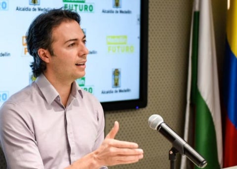 Alcalde de Medellín, Daniel Quintero.