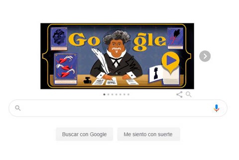 Doodle Alejandro Dumás