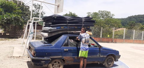 Familias desplazadas de la vereda Totumito