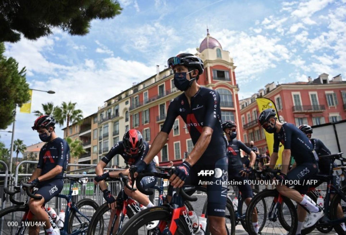 Egan Bernal en el Tour de Francia