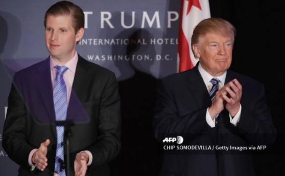 Eric Trump, hijo de Donald Trump, y vicepresidente de la Organización Trump
