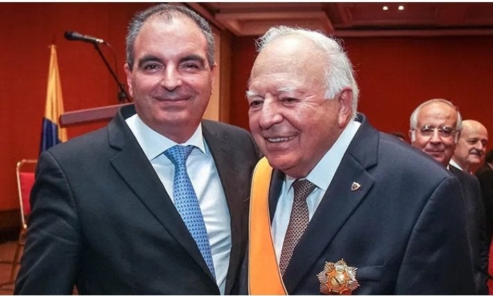 Aurelio Iragorri hijo y Aurelio Iragorri papá