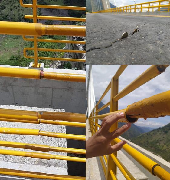 Puente afectado, constructora responde