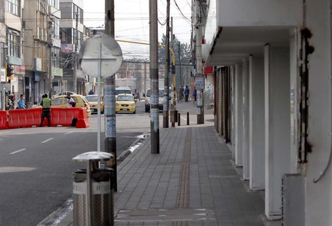Localidades en cuarentena / protesta de comerciantes por nueva cuarentena sectorizada