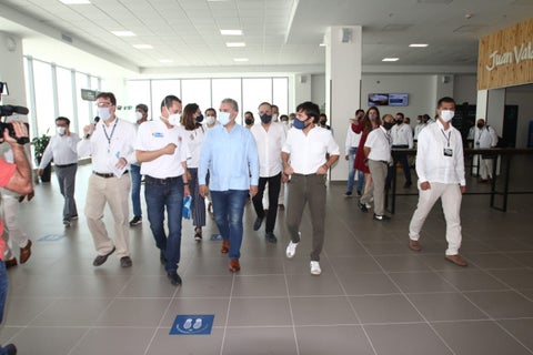 El presidente inspeccionó los protocolos y avances del Cortissoz.