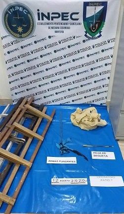 Estos fueron los elementos encontrados en la cárcel de Montería en Córdoba