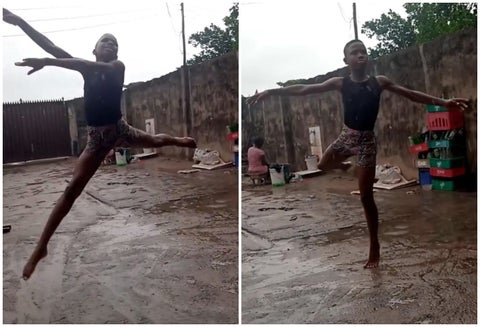 Joven bailarín nigeriano recibe beca para estudiar ballet en New York