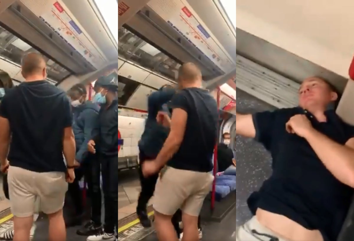 “Los negros son inferiores, son mis mascotas”_ Hombre noqueado por racista