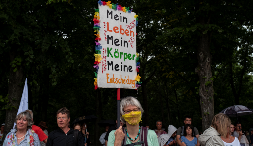 Protestas coronavirus en Alemania