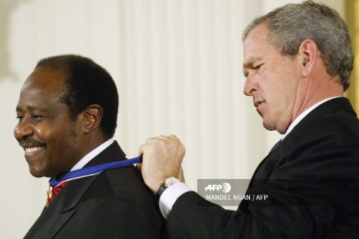 Paul Rusesabagina, exgerente del Hotel Des Milles Collines, en Ruanda