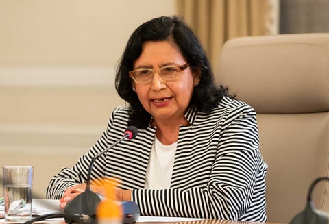 Gina Tambini, representante de la OPS en Colombia