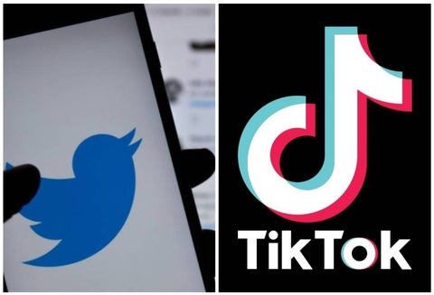 Twitter y TikTok