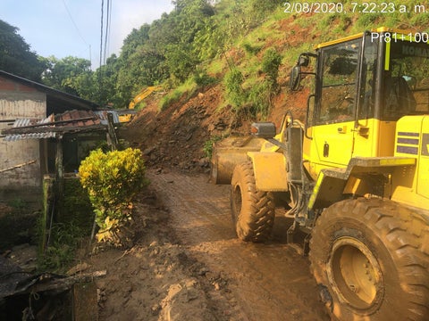 Cierre Troncal a la Costa por derrumbe.