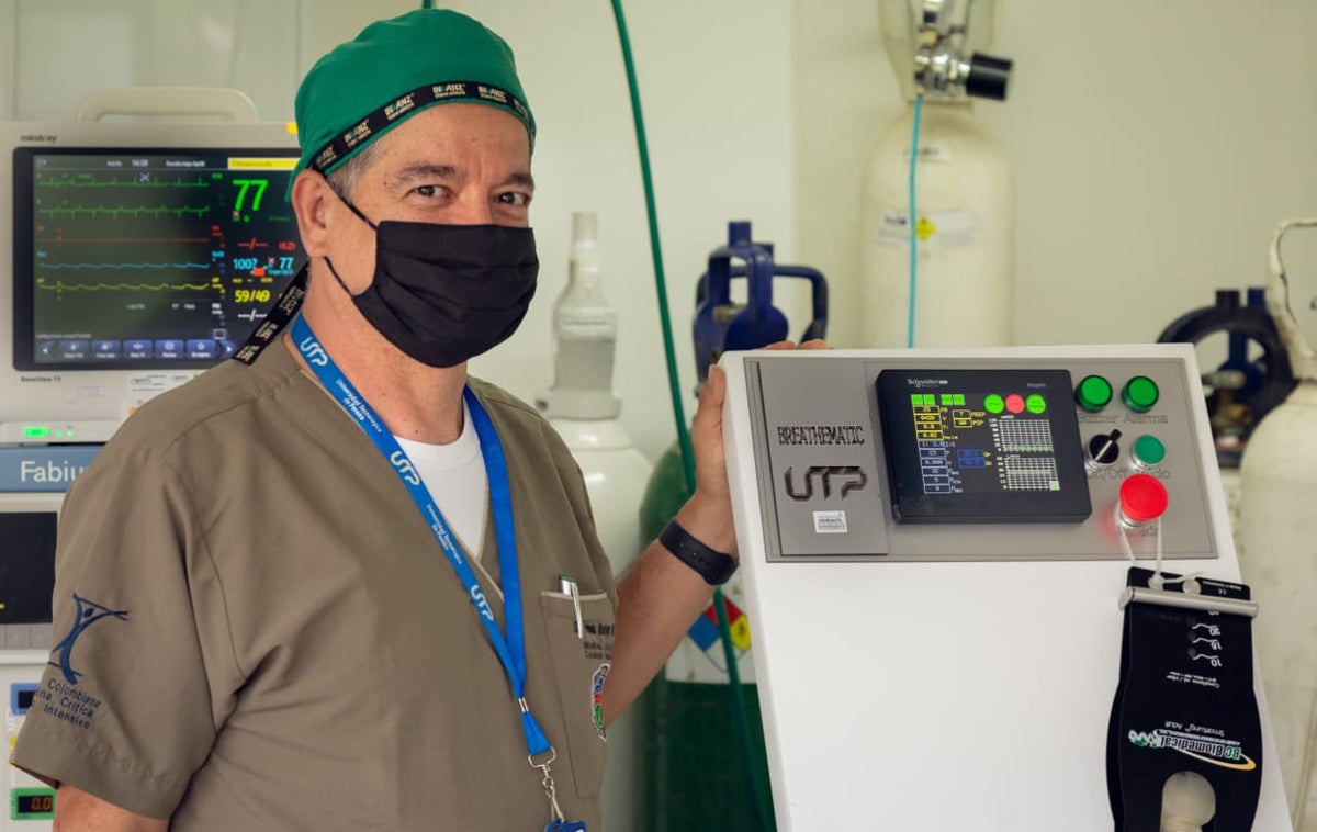 Ventilador mecánico “Breathematic”, creado en la UTP
