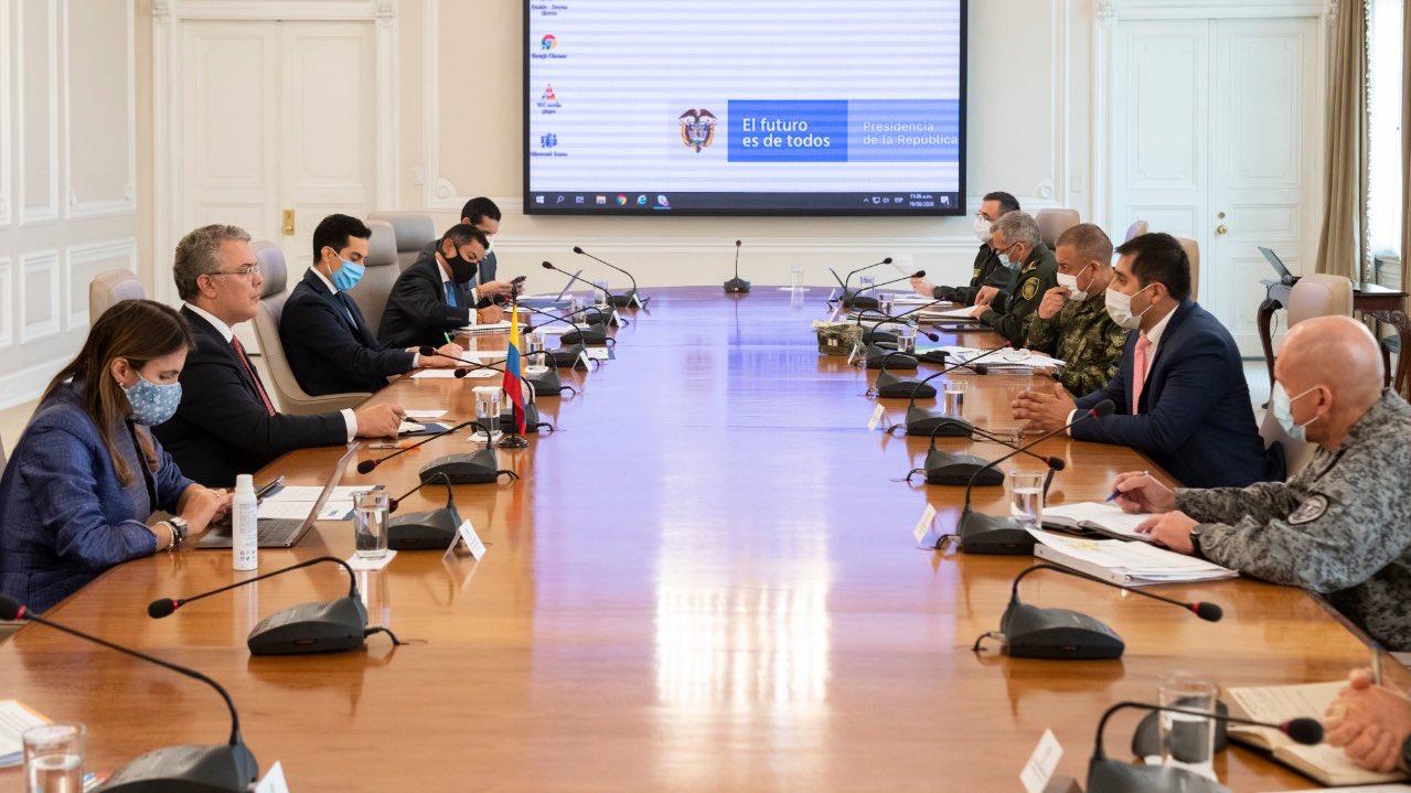 consejo de seguridad con Duque