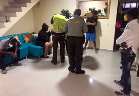 Motel clandestino en Cartagena