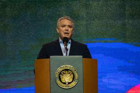 Presidente Iván Duque, en la Caminata por la Solidaridad