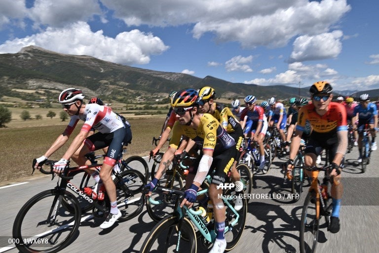 Primoz Roglic en el Tour de Francia 2020