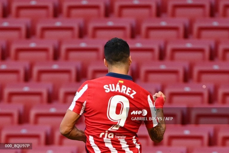 Luis Suárez, delantero del Atlético de Madrid