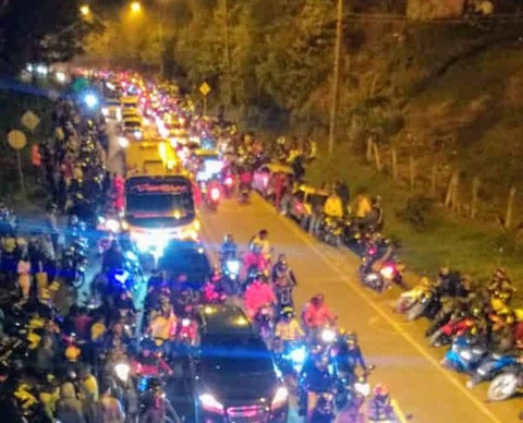 Trancón de seis horas