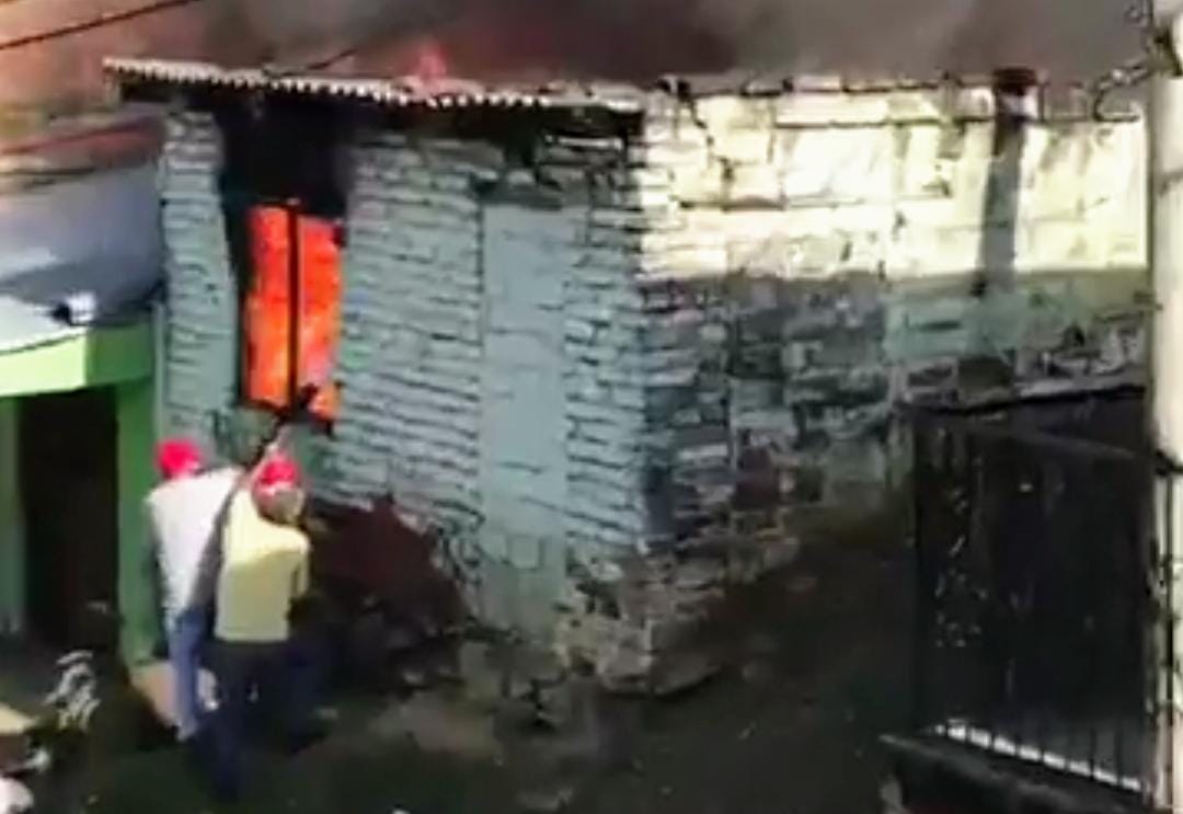 Incendio en el oeste de Cali