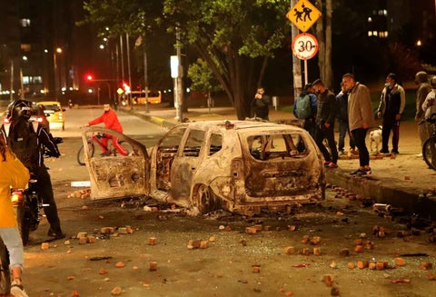 Violentas protestas en Bogotá por muerte de Javier Ordóñez