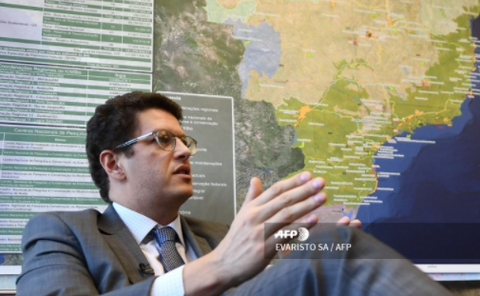 El ministro brasileño de Medio Ambiente, Ricardo Salles