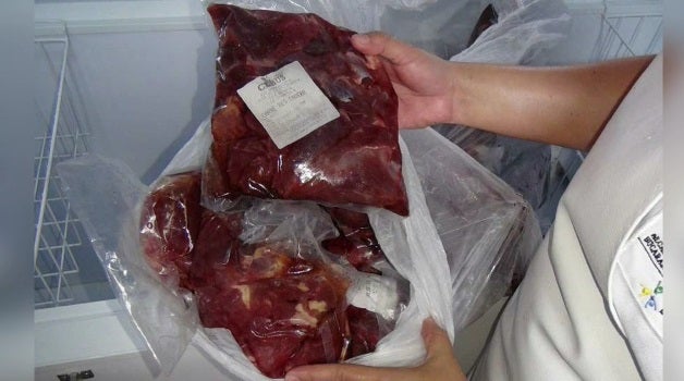Se distribuía la carne por los colegios de Bucaramanga