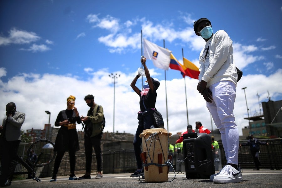 Protestas por masacre