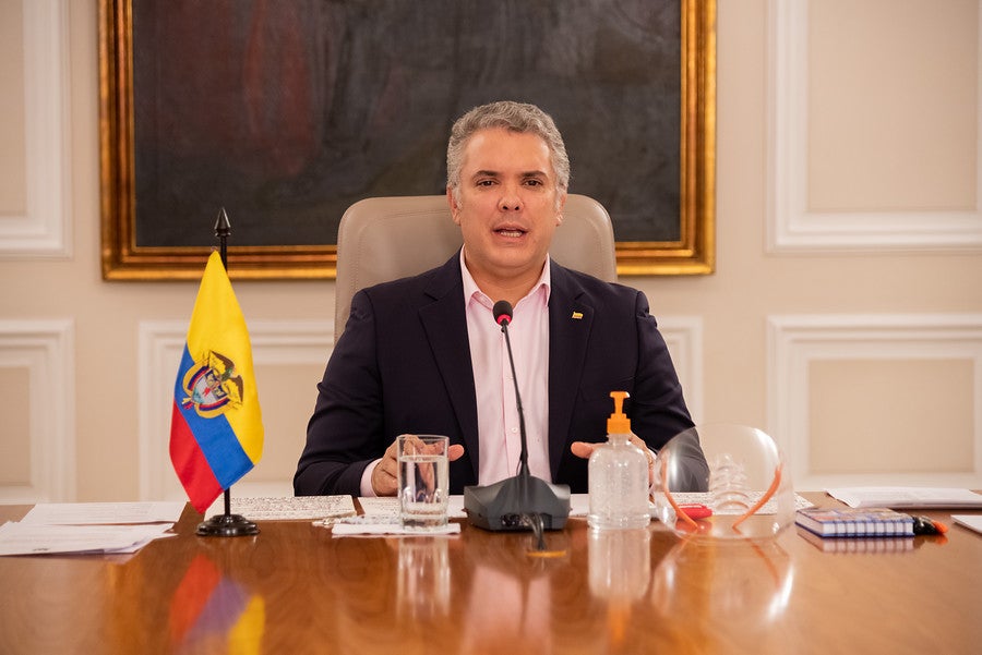 Iván Duque, presidente de Colombia