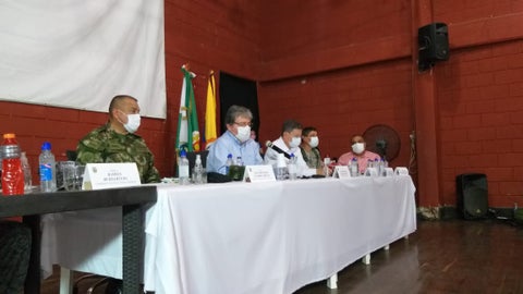 Consejo de seguridad en Zaragoza, Antioquia