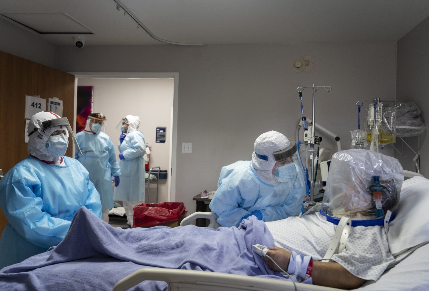 Pacientes contagiados de coronavirus en Estados Unidos