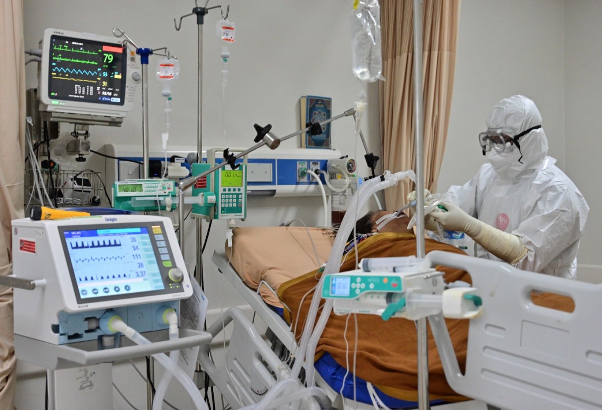 Pacientes contagiados de coronavirus