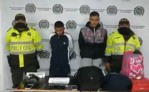 Delincuentes en Bogotá