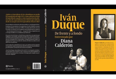Libro de Diana Calderón 'Iván Duque: De frente y a fondo'