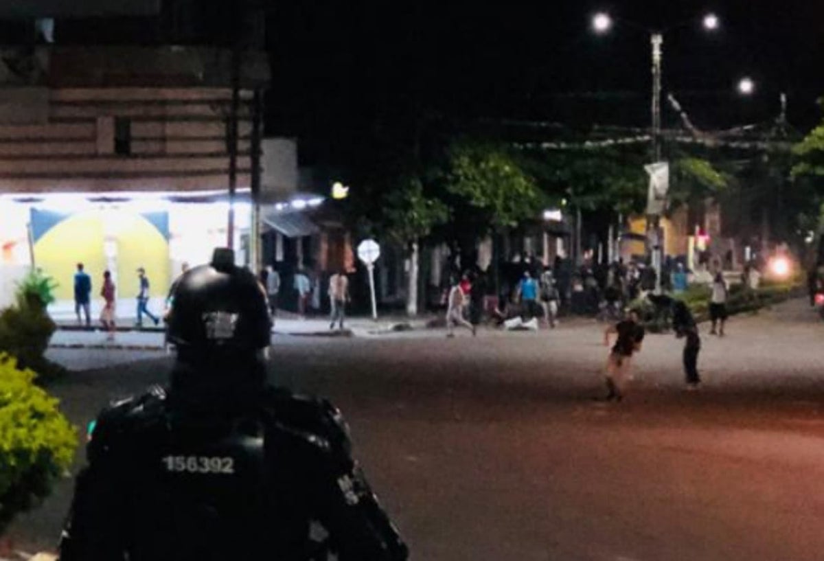 Disturbios en Ibagué