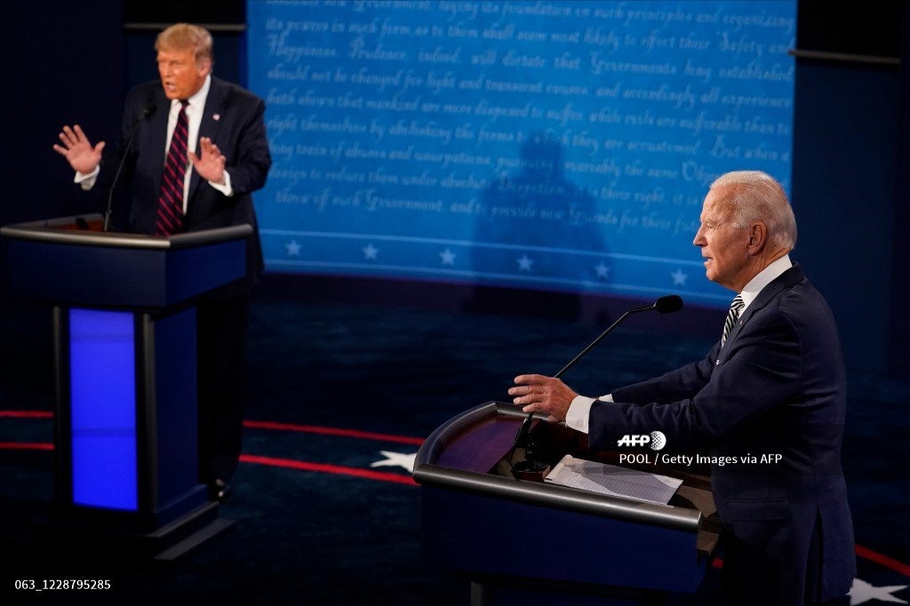 Donald Trump y Joe Biden