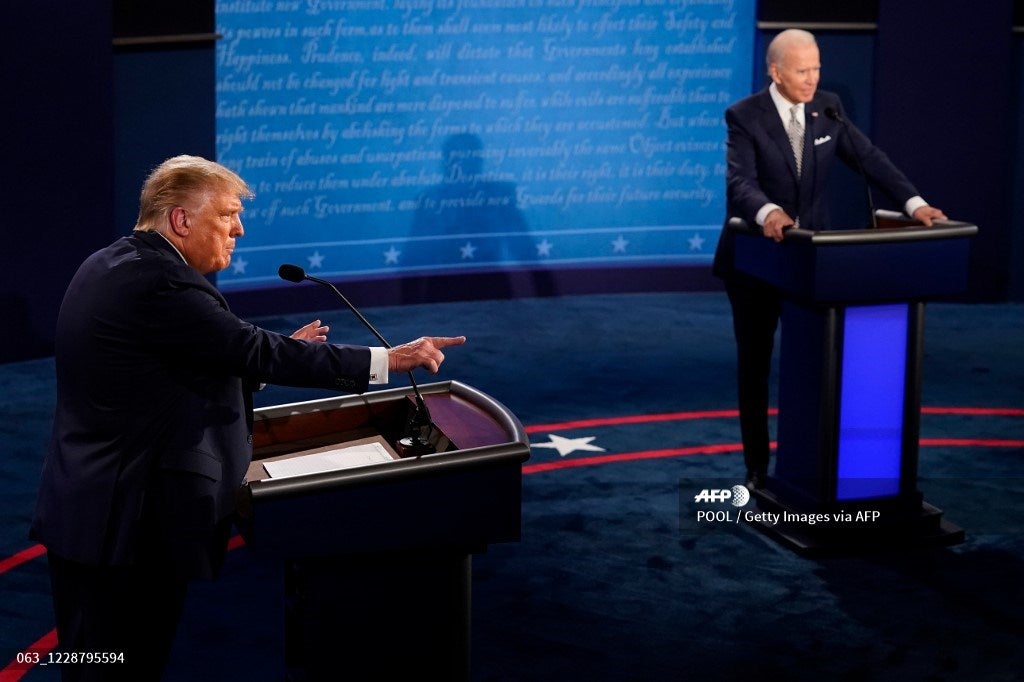 Donald Trump y Joe Biden