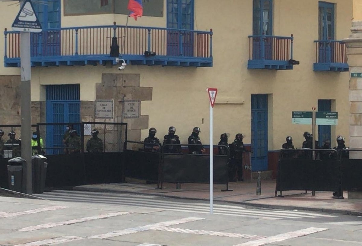 Disturbios en Bogotá