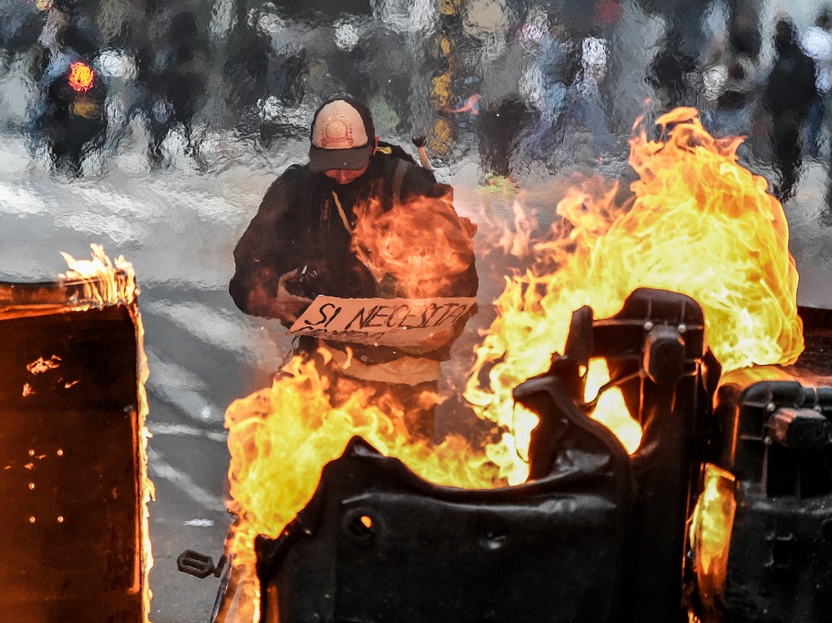 Protestas en Bogotá