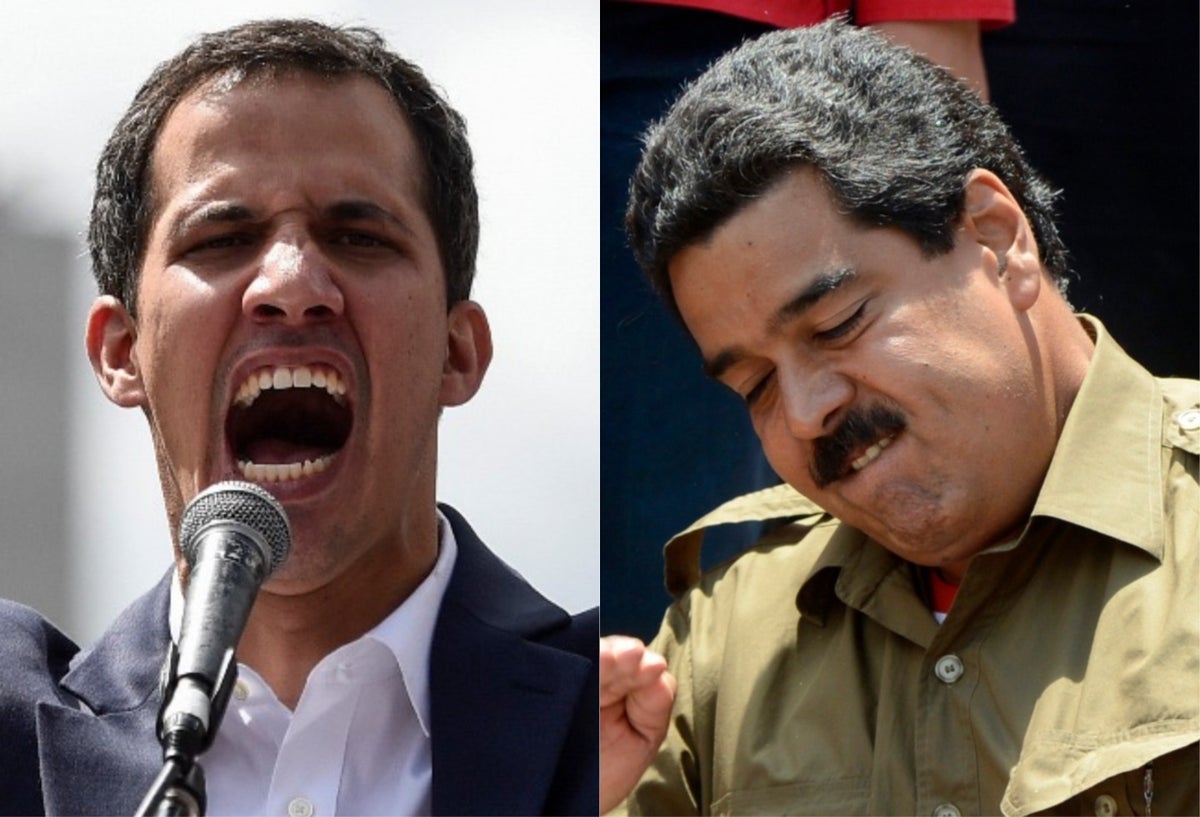 Guaidó y Maduro