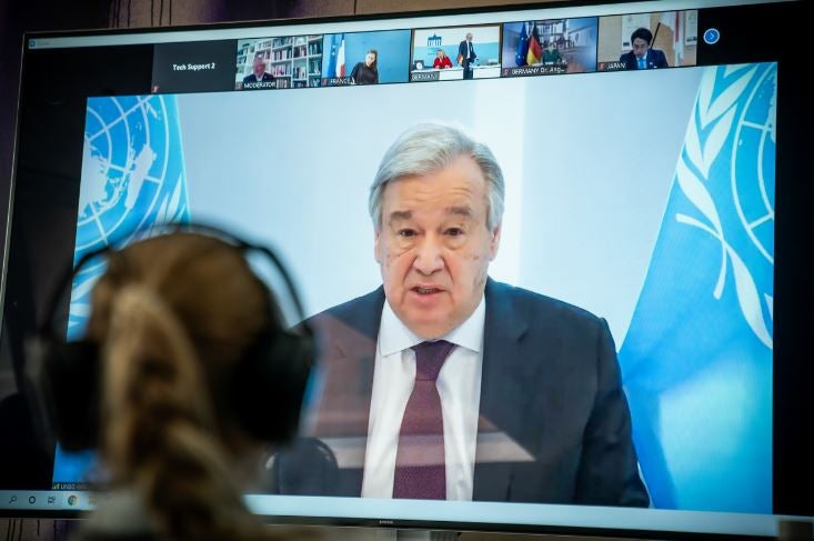 Antonio Guterres, secretario general de la ONU
