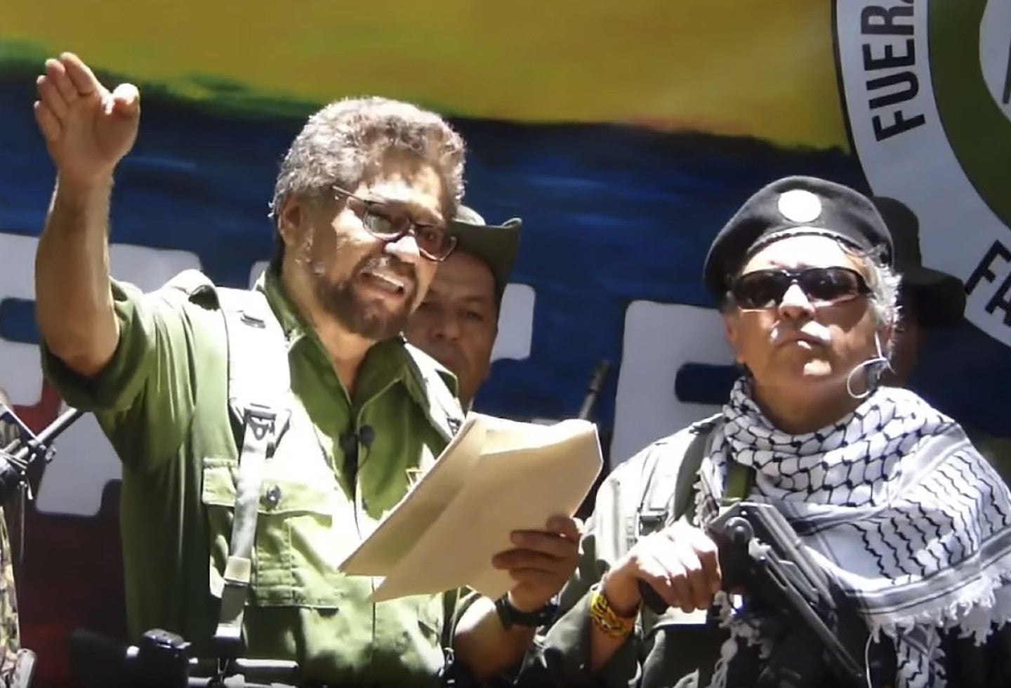 Iván Márquez y Jesús Santrich