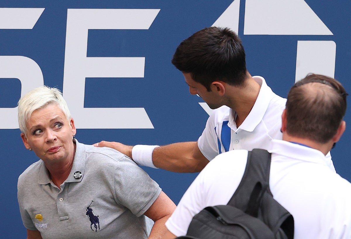 Novak Djokovic agredió a la jueza