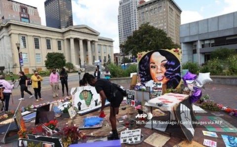 Louisville, Estados Unidos, homenaje a Breonna Taylor