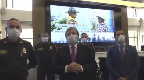 Ministro de Defensa, Carlos Holmes Trujillo.