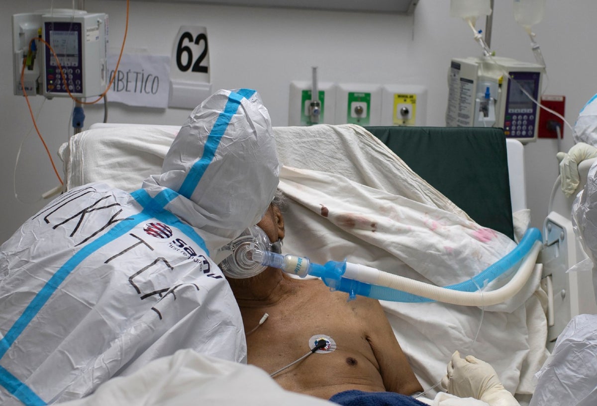 Pacientes contagiados de coronavirus
