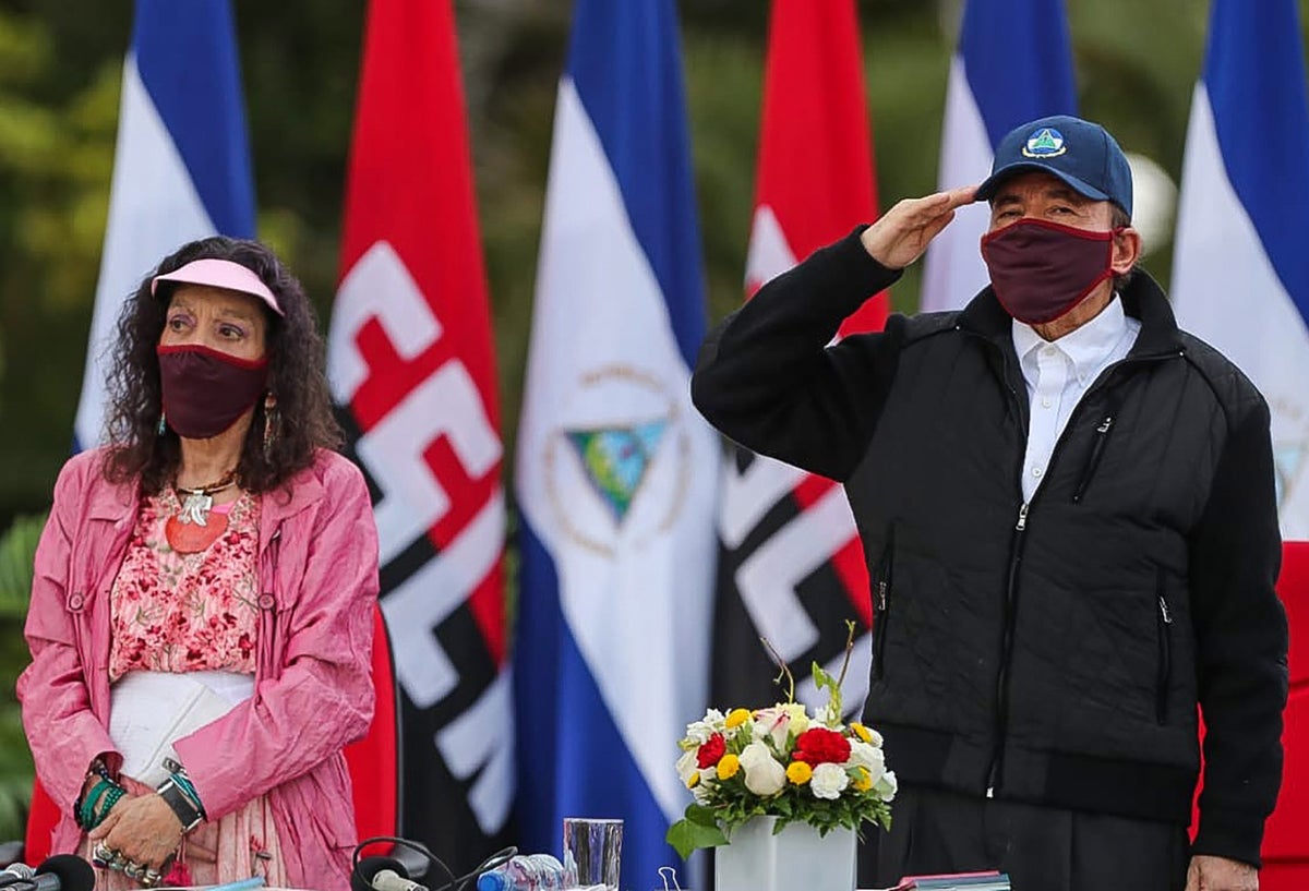 Daniel Ortega, presidente de Nicaragua