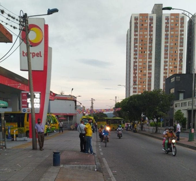 Paro buses Bucaramanga