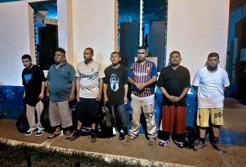 Policías liberados en Guatemala